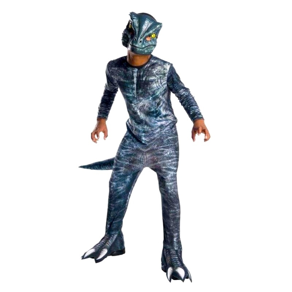 Velociraptor Blue Costume Jurassic World Fallen Kingdom - KIDS CHILDS MEDIUM